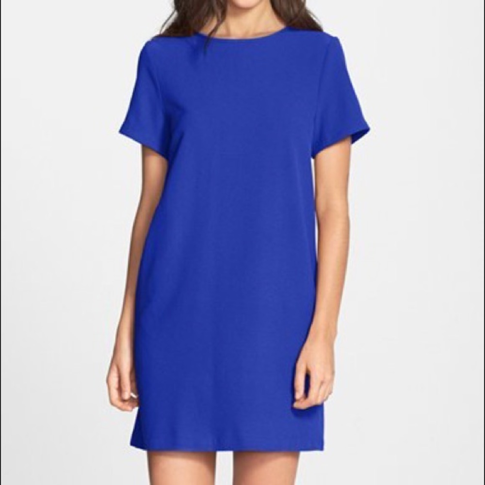 Devery Crepe Shift Dress